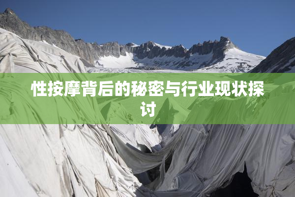 性按摩背后的秘密与行业现状探讨