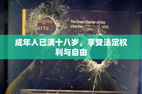 成年人已满十八岁，享受法定权利与自由