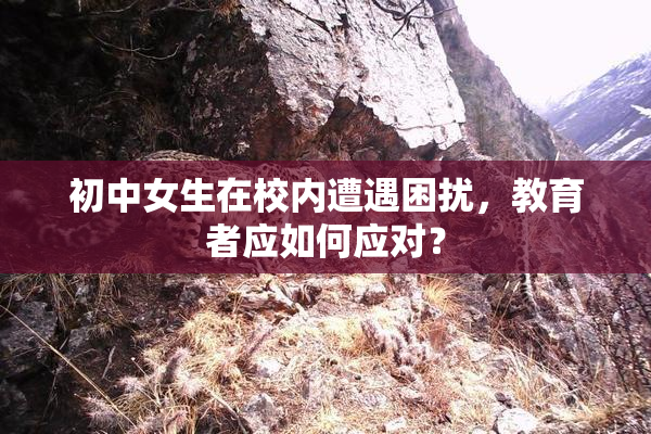初中女生在校内遭遇困扰，教育者应如何应对？