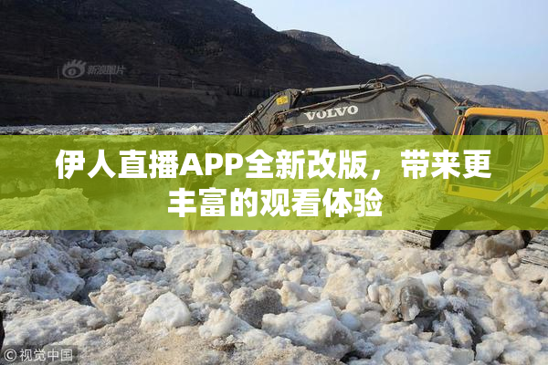 伊人直播APP全新改版，带来更丰富的观看体验