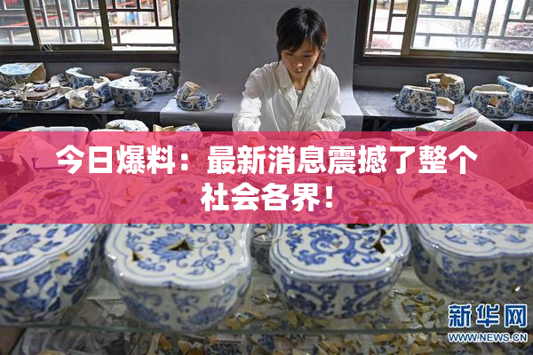 今日爆料：最新消息震撼了整个社会各界！