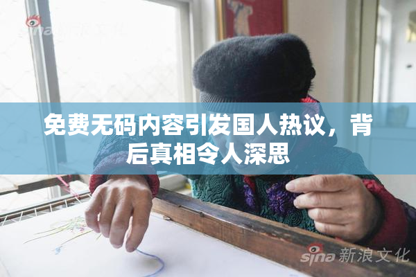 免费无码内容引发国人热议，背后真相令人深思