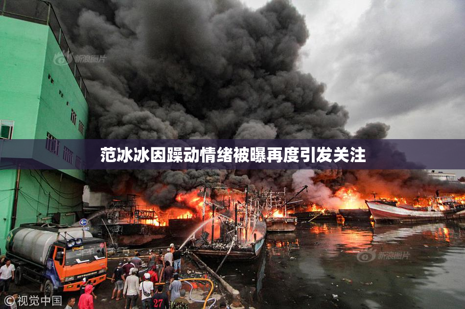 范冰冰因躁动情绪被曝再度引发关注