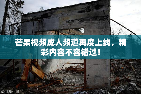 芒果视频成人频道再度上线，精彩内容不容错过！