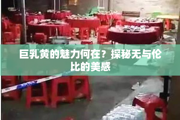 巨乳黄的魅力何在？探秘无与伦比的美感