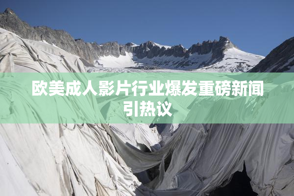 欧美成人影片行业爆发重磅新闻引热议