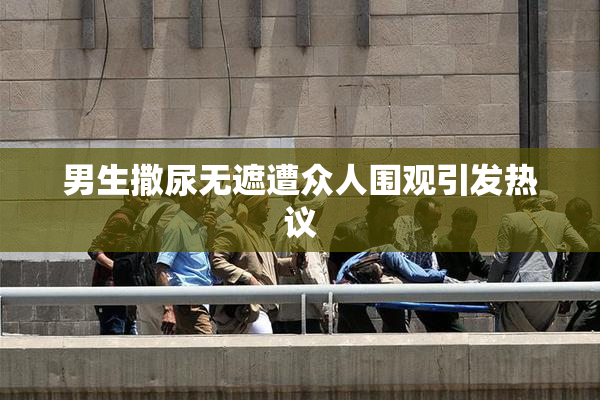 男生撒尿无遮遭众人围观引发热议
