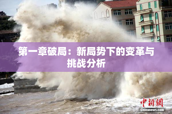 第一章破局：新局势下的变革与挑战分析
