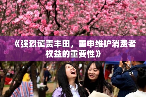 《强烈谴责丰田，重申维护消费者权益的重要性》