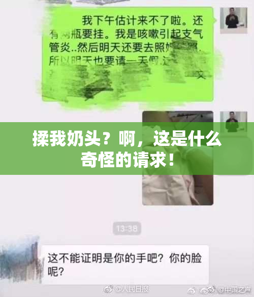 揉我奶头？啊，这是什么奇怪的请求！