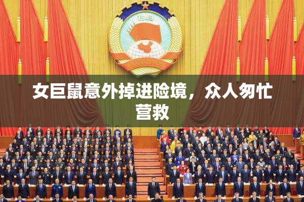 女巨鼠意外掉进险境，众人匆忙营救