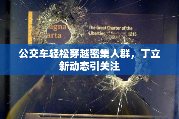 公交车轻松穿越密集人群，丁立新动态引关注