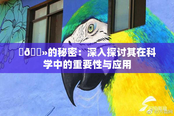 ‌🐻的秘密：深入探讨其在科学中的重要性与应用