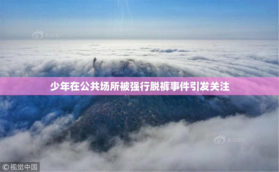 少年在公共场所被强行脱裤事件引发关注