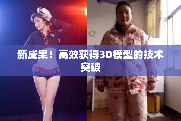 新成果！高效获得3D模型的技术突破