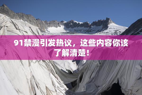 91禁漫引发热议,这些内容你该了解清楚!