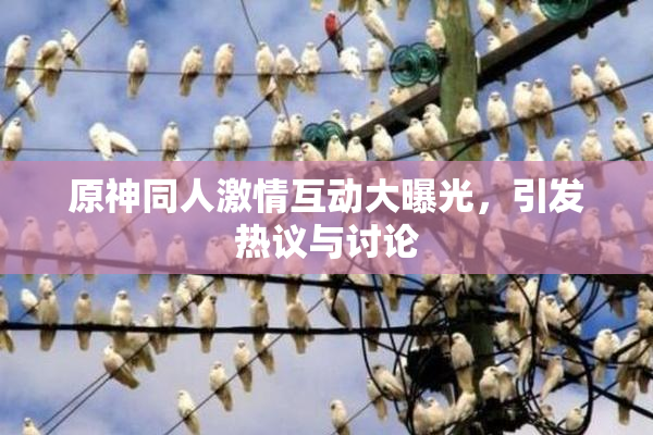 原神同人激情互动大曝光,引发热议与讨论