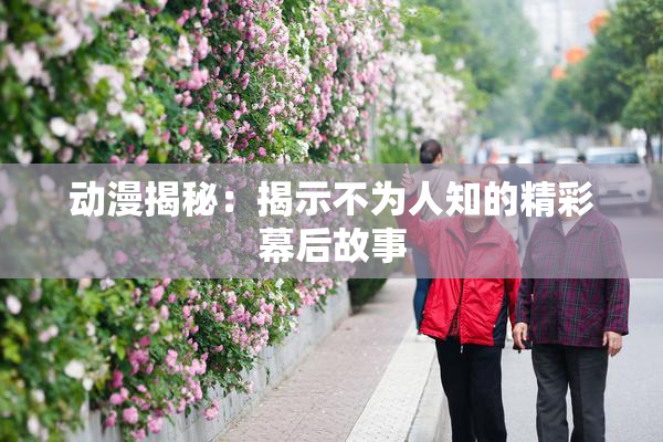 动漫揭秘：揭示不为人知的精彩幕后故事