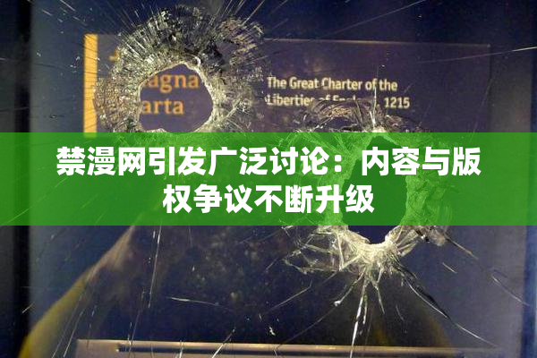 禁漫网引发广泛讨论：内容与版权争议不断升级