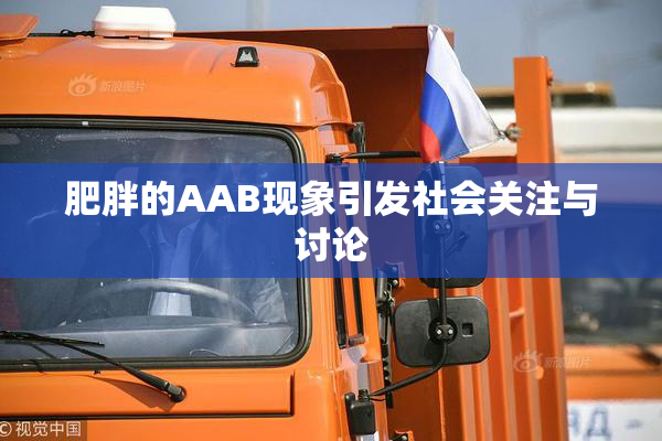 肥胖的AAB现象引发社会关注与讨论