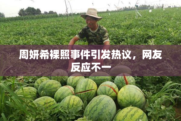 周妍希裸照事件引发热议，网友反应不一