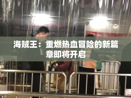海贼王：重燃热血冒险的新篇章即将开启