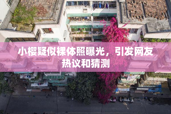 小樱疑似裸体照曝光，引发网友热议和猜测