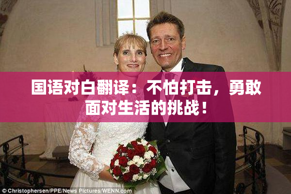 国语对白翻译：不怕打击，勇敢面对生活的挑战！