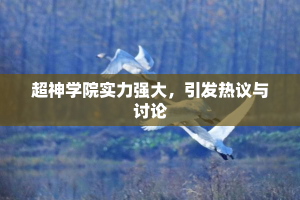 超神学院实力强大，引发热议与讨论