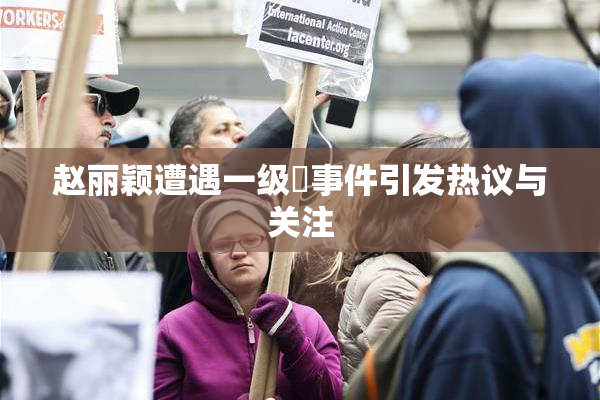 赵丽颖遭遇一级婬事件引发热议与关注