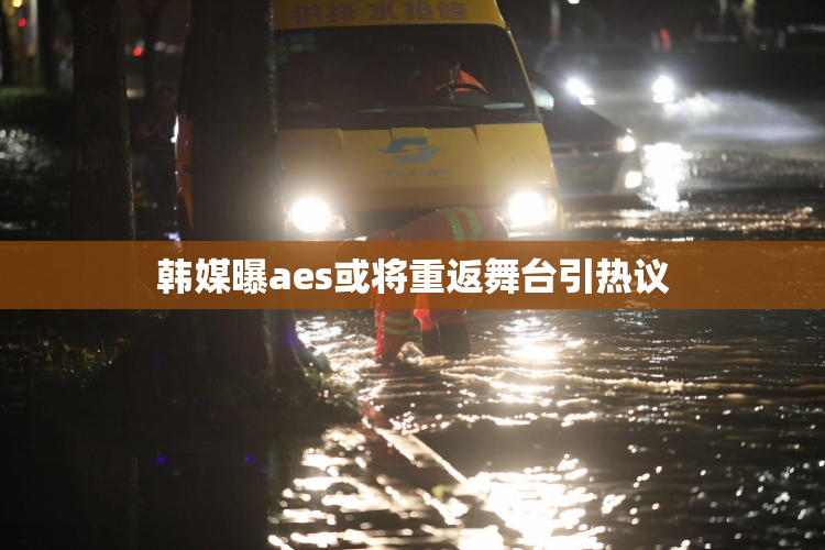 韩媒曝aes或将重返舞台引热议