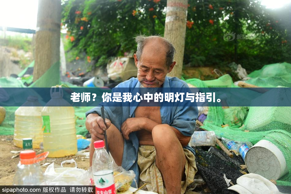 老师？你是我心中的明灯与指引。