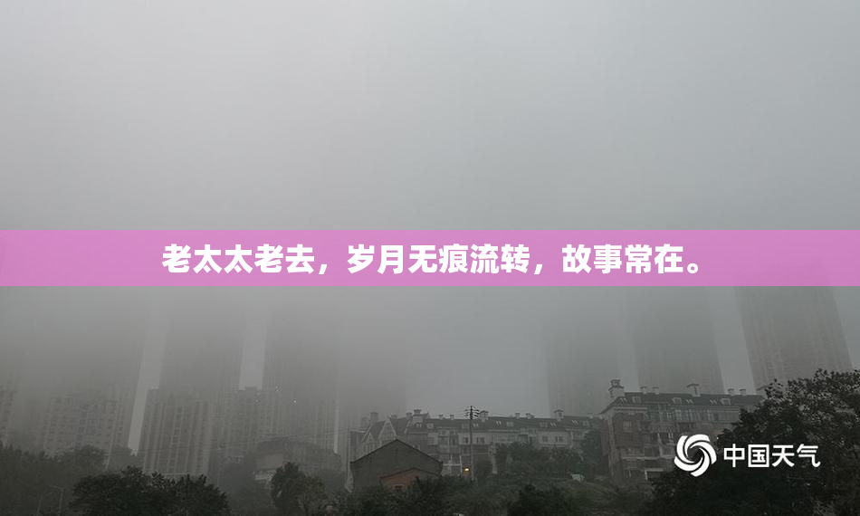 老太太老去，岁月无痕流转，故事常在。