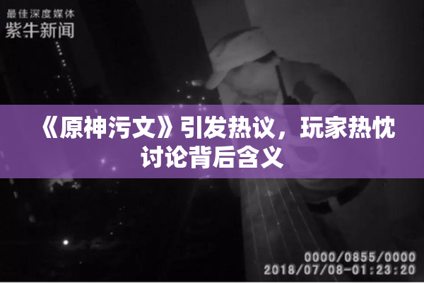 《原神污文》引发热议，玩家热忱讨论背后含义