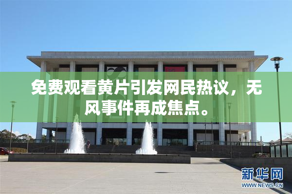 免费观看黄片引发网民热议，无风事件再成焦点。