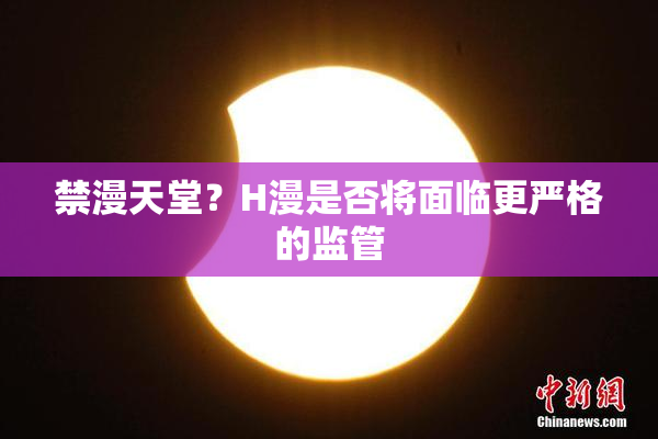 禁漫天堂？H漫是否将面临更严格的监管