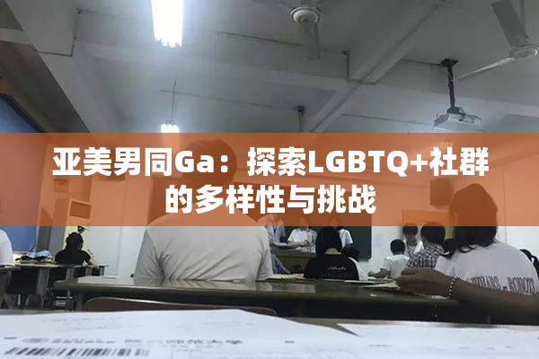 亚美男同Ga：探索LGBTQ+社群的多样性与挑战
