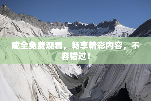 成全免费观看，畅享精彩内容，不容错过！