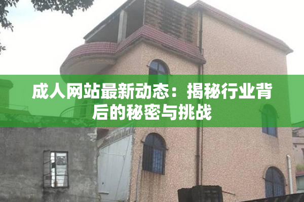 成人网站最新动态：揭秘行业背后的秘密与挑战