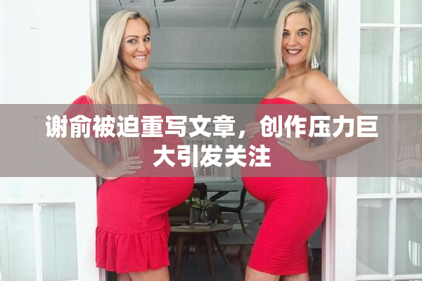 谢俞被迫重写文章，创作压力巨大引发关注