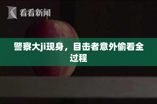 警察大ji现身，目击者意外偷看全过程
