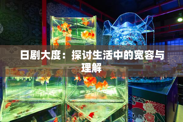 日剧大度：探讨生活中的宽容与理解