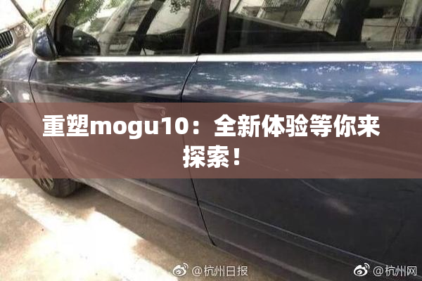 重塑mogu10：全新体验等你来探索！