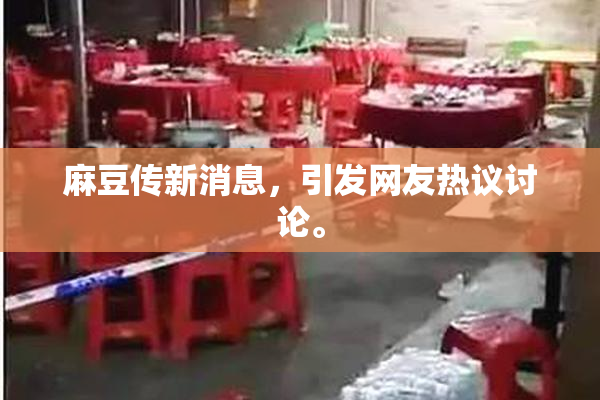 麻豆传新消息，引发网友热议讨论。