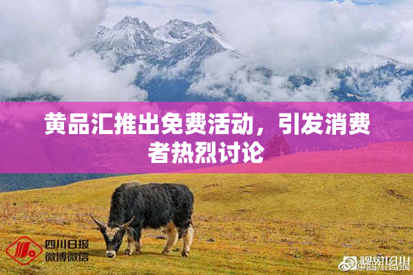 黄品汇推出免费活动，引发消费者热烈讨论