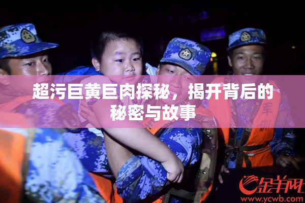 超污巨黄巨肉探秘，揭开背后的秘密与故事