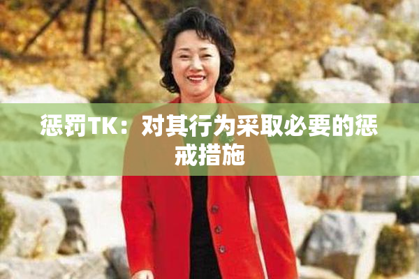 惩罚TK：对其行为采取必要的惩戒措施