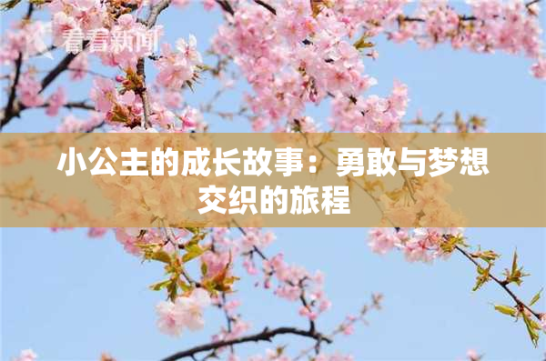 小公主的成长故事：勇敢与梦想交织的旅程